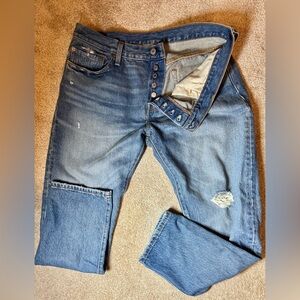 Levi 501’s, 100% cotton jeans